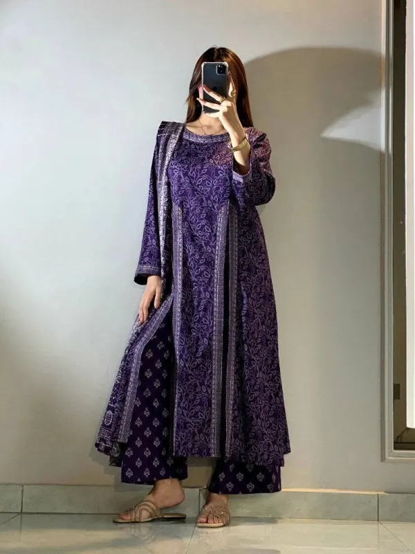 Summar Printed Lawn 3pis   